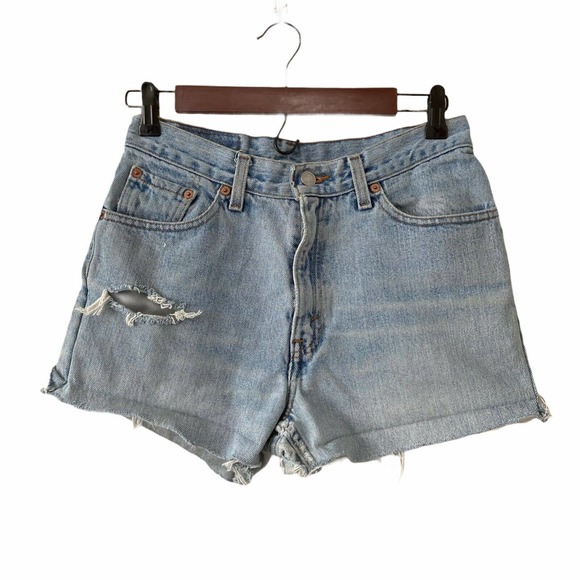 Levi's Pants - Levi's 512 Shorts Distressed Jean 9JR/Women's 4